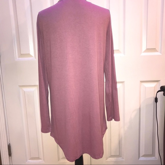 Town Cat . Jacket/Duster/ Open Cardigan Pink New - Picture 2 of 2